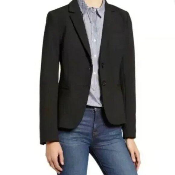 J. Crew Jackets & Blazers - J. Crew Schoolboy Blazer in Black Suit Jacket - M